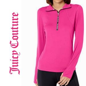 NWT Juicy Half-Zip Workout Top